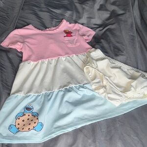 Sesame Street dress and bummies